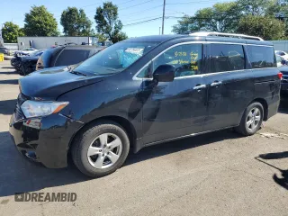 2016 Nissan Quest SV with VIN JN8AE2KP3G9154224, listed as a Copart auction lot 66784823 with 94,476 mi miles and . Bid and sale history available at DreamBid. Image 1.