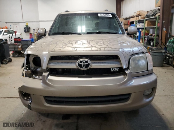 2006 Toyota Sequoia Limited with VIN 5TDBT48A96S259239, listed as a Copart auction lot 49304485 with 461,361 mi miles and Salvage Title. Bid and sale history available at carsss.com. Image 5.