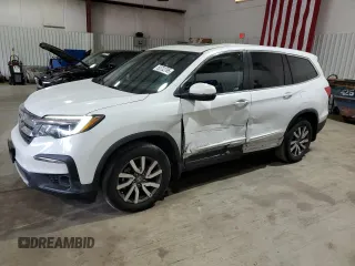 2020 Honda Pilot EX-L with VIN 5FNYF5H58LB020257, listed as a Copart auction lot 50732765 with 50,741 mi miles and Salvage Title. Bid and sale history available at carsss.com. Image 1.