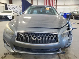 2014 Infiniti Q50 Hybrid Sport with VIN JN1AV7AP2EM690640, listed as a Copart auction lot 46405715 with 230,507 mi miles and Salvage Title. Bid and sale history available at carsss.com. Image 5.