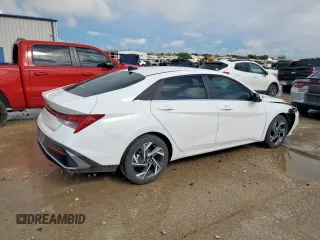 2024 Hyundai Elantra SEL z VIN KMHLS4DG3RU742125, wystawiony jako Copart lot #53405435 z przebiegiem 29 028 mil mil oraz Szkoda całkowita • Salvage title. Historia ofert i sprzedaży dostępna na DreamBid. Obrazek 3.