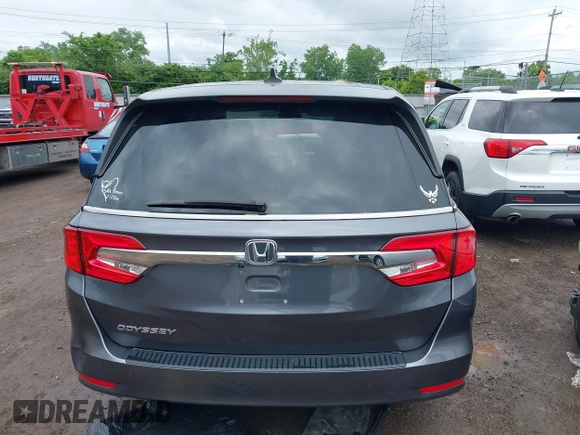 2018 Honda Odyssey EX-L z VIN 5FNRL6H74JB043276, wystawiony jako IAAI lot #42326742 z przebiegiem 126 025 mil mil oraz . Historia ofert i sprzedaży dostępna na DreamBid. Obrazek 16.