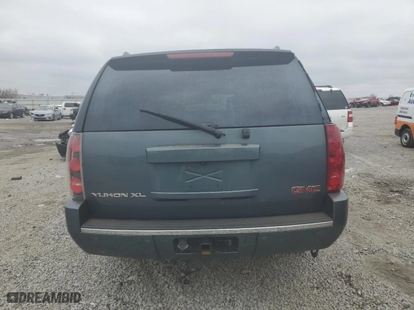 2008 GMC Yukon XL Denali with VIN 1GKFK66858J132590, listed as a Copart auction lot 45553275 with 0 mi miles and Salvage Title. Bid and sale history available at carsss.com. Image 6.