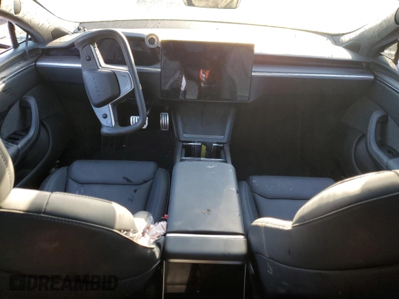 2024 Tesla Model S with VIN 5YJSA1E55RF534643, listed as a Copart auction lot 46422475 with Not provided miles and Salvage title. Bid and sale history available at DreamBid. Image 8.