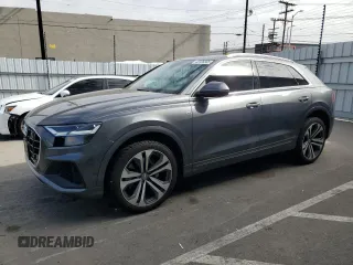 2020 Audi Q8 Premium Plus with VIN WA1EVAF14LD008087, listed as a Copart auction lot 43336565 with 78,423 mi miles and Clean Title. Bid and sale history available at carsss.com. Image 1.