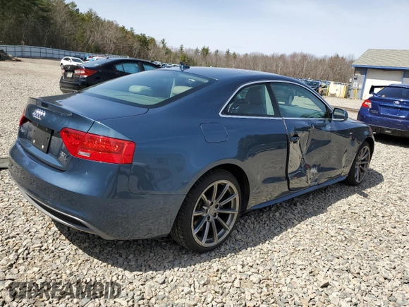 2016 Audi A5 Premium with VIN WAUD2AFR4GA001175, listed as a Copart auction lot 53177655 with 76,380 mi miles and Salvage title. Bid and sale history available at DreamBid. Image 3.