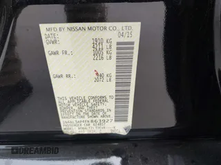 2015 Nissan Altima S with VIN 1N4AL3AP4FN863927, listed as a IAAI auction lot 42202359 with 221,654 mi miles and . Bid and sale history available at DreamBid. Image 9.