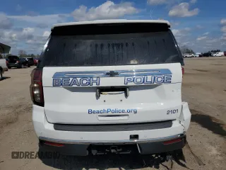 2021 Chevrolet Tahoe Commercial with VIN 1GNSCLEDXMR478268, listed as a Copart auction lot 47099545 with 33,376 mi miles and Non Repairable. Bid and sale history available at carsss.com. Image 6.