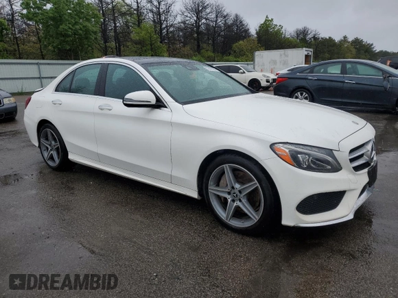 2017 Mercedes-Benz C 300 z VIN WDDWF4KB2HR242736, wystawiony jako Copart lot #57845665 z przebiegiem 138 182 mil mil oraz Szkoda całkowita • Salvage title. Historia ofert i sprzedaży dostępna na DreamBid. Obrazek 4.