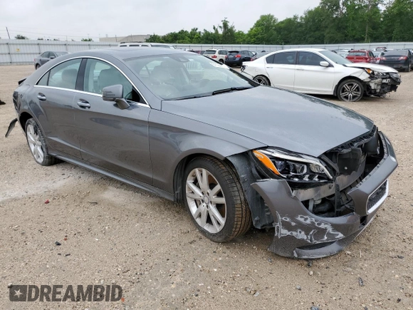 2017 Mercedes-Benz CLS 550 with VIN WDDLJ9BB1HA195275, listed as a Copart auction lot 51124473 with 44,333 mi miles and . Bid and sale history available at DreamBid. Image 4.