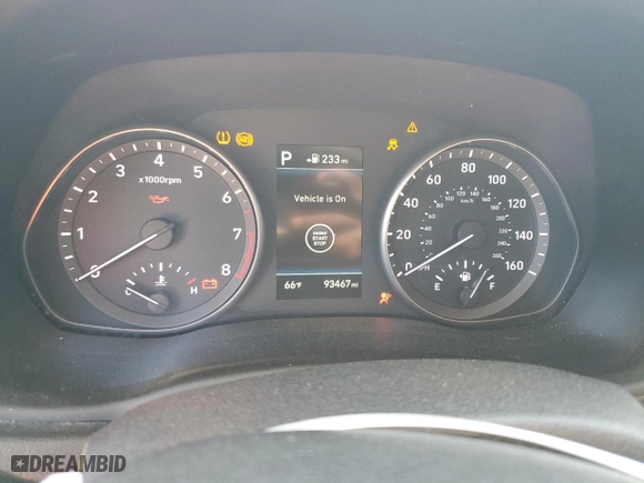 2019 Hyundai Elantra GT with VIN KMHH35LE4KU113780, listed as a Copart auction lot 47171385 with 93,467 mi miles and Salvage Title. Bid and sale history available at carsss.com. Image 9.