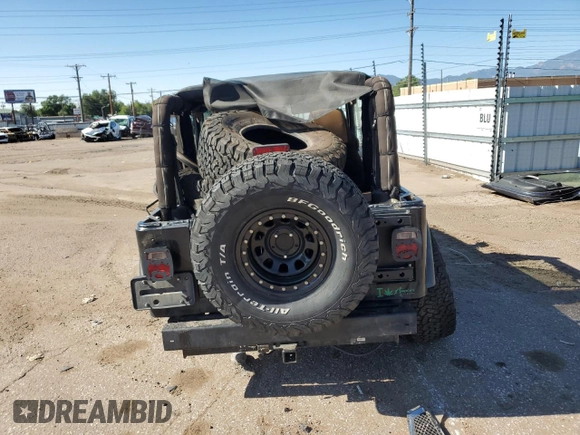 2004 Jeep Wrangler Sport with VIN 1J4FA49S04P751464, listed as a Copart auction lot 61686865 with Not provided miles and Salvage title. Bid and sale history available at DreamBid. Image 6.