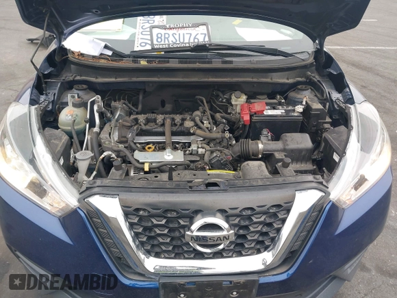 2020 Nissan Kicks SV with VIN 3N1CP5CV2LL501138, listed as a IAAI auction lot 42140257 with 56,959 mi miles. Bid and sale history available at carsss.com. Image 10.