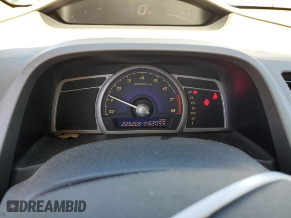 2006 Honda Civic LX with VIN 1HGFA16526L040928, listed as a Copart auction lot 56055025 with 225,209 mi miles and Salvage Title. Bid and sale history available at DreamBid. Image 9.