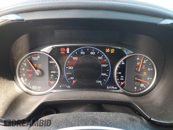 2020 Chevrolet Blazer RS with VIN 3GNKBERS0LS639987, listed as a Copart auction lot 56666455 with 51,175 mi miles and Salvage title. Bid and sale history available at DreamBid. Image 9.