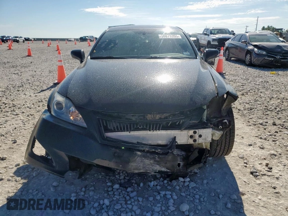 2010 Lexus IS 350 with VIN JTHBE5C26A5024312, listed as a Copart auction lot 58079355 with 165,912 mi miles and Salvage title. Bid and sale history available at DreamBid. Image 5.