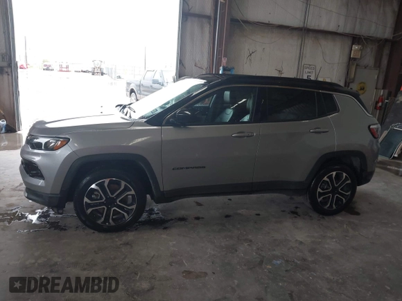 2023 Jeep Compass (RED) Edition with VIN 3C4NJDCN2PT567373, listed as a IAAI auction lot 42605313 with 49,610 mi miles and . Bid and sale history available at DreamBid. Image 14.