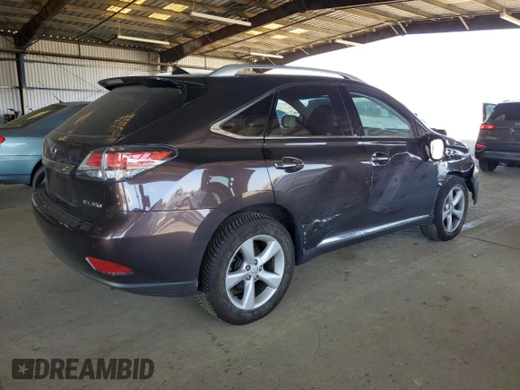 2015 Lexus RX 350 with VIN JTJBK1BA5F2482392, listed as a Copart auction lot 60488805 with 95,968 mi miles and Salvage title. Bid and sale history available at DreamBid. Image 3.