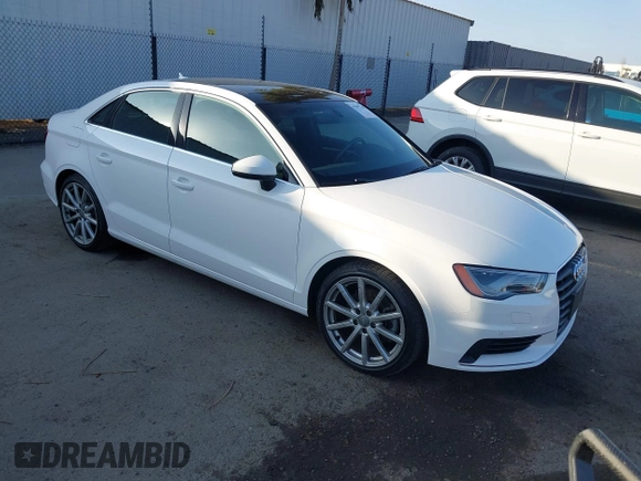 2016 Audi A3 1.8T Premium Plus with VIN WAUC7GFFXG1056364, listed as a IAAI auction lot 41492768 with 54,721 mi miles. Bid and sale history available at carsss.com. Image 1.