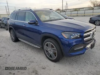 2021 Mercedes-Benz GLS with VIN 4JGFF5KE5MA463505, listed as a Copart auction lot 79547943 with 20,153 mi miles. Bid and sale history available at carsss.com. Image 4.