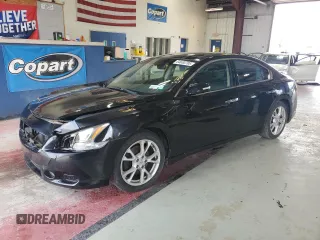 2014 Nissan Maxima SV with VIN 1N4AA5AP6EC914761, listed as a Copart auction lot 64630785 with 111,032 mi miles and Salvage title. Bid and sale history available at DreamBid. Image 1.