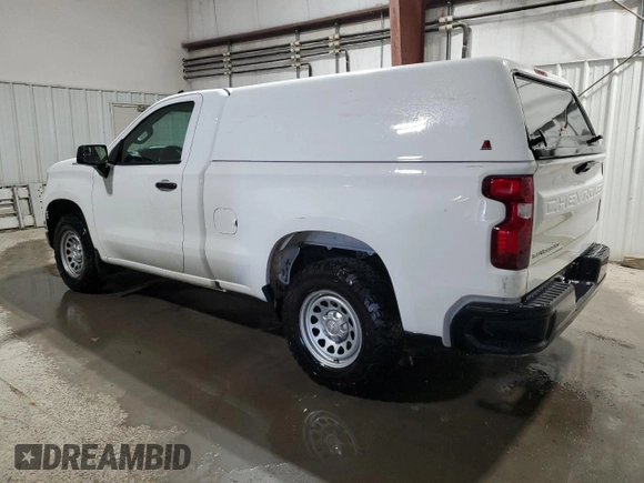 2023 Chevrolet Silverado 1500 Work Truck with VIN 3GCNAAEK5PG346635, listed as a Copart auction lot 48968735 with 102,241 mi miles and Clean Title. Bid and sale history available at carsss.com. Image 2.