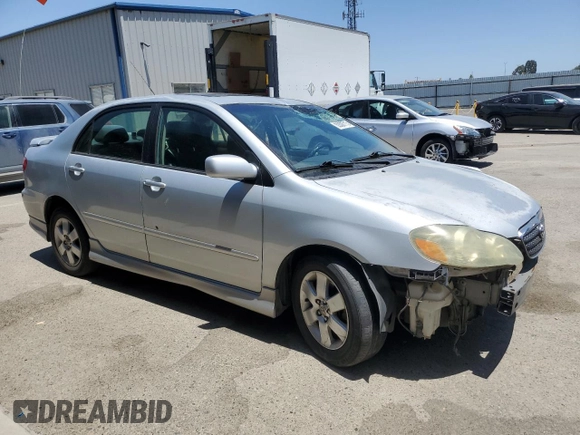 2005 Toyota Corolla CE with VIN 1NXBR30E25Z563171, listed as a Copart auction lot 60606715 with 205,219 mi miles and Salvage title. Bid and sale history available at DreamBid. Image 4.