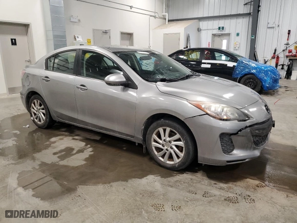 2012 Mazda Mazda3 i Sport with VIN JM1BL1UF5C1585645, listed as a Copart auction lot 46499875 with 204,883 mi miles and Clean Title. Bid and sale history available at carsss.com. Image 4.