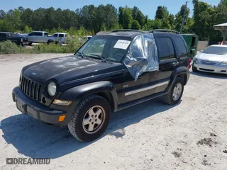2006 Jeep Liberty Sport with VIN 1J4GK48K46W246801, listed as a IAAI auction lot 42048509 with 219,077 mi miles. Bid and sale history available at carsss.com. Image 2.