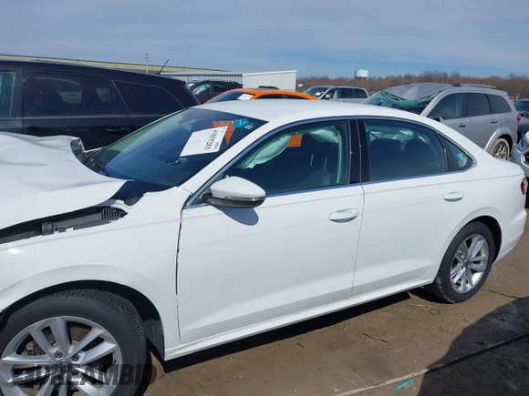 2020 Volkswagen Passat 2.0T SE with VIN 1VWSA7A39LC021369, listed as a IAAI auction lot 41855203 with 41,783 mi miles. Bid and sale history available at carsss.com. Image 15.