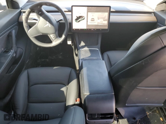 2021 Tesla Model 3 Performance with VIN 5YJ3E1EC3MF849828, listed as a Copart auction lot 50003035 with 80,779 mi miles and Clean Title. Bid and sale history available at DreamBid. Image 8.