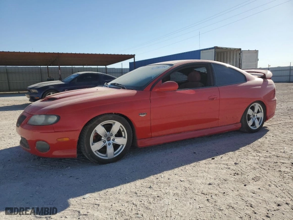 2005 Pontiac GTO with VIN 6G2VX12U95L427522, listed as a Copart auction lot 77687754 with 0 mi miles and Salvage Title. Bid and sale history available at carsss.com. Image 1.