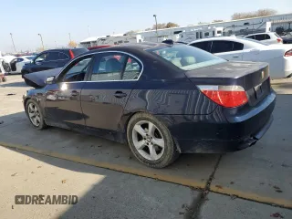 2006 BMW 5 Series 530i with VIN WBANE73566CM35956, listed as a Copart auction lot 82851184 with 131,646 mi miles and Salvage Title. Bid and sale history available at carsss.com. Image 2.