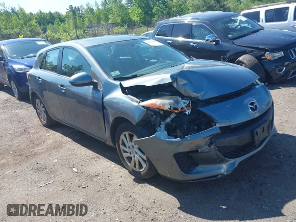 2012 Mazda 3 i Grand Touring with VIN JM1BL1M87C1661500, listed as a IAAI auction lot 42371851 with 130,118 mi miles and . Bid and sale history available at DreamBid. Image 1.