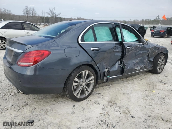 2015 Mercedes-Benz C-Class C 300 with VIN 55SWF4JB5FU049025, listed as a Copart auction lot 47195235 with 188,564 mi miles and Salvage Title. Bid and sale history available at carsss.com. Image 3.