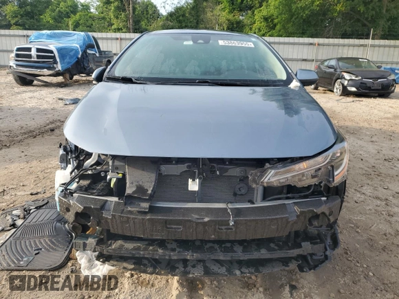 2022 Toyota Corolla LE with VIN JTDEPMAE2N3014104, listed as a Copart auction lot 53863955 with 26,411 mi miles and Non Repairable. Bid and sale history available at carsss.com. Image 5.
