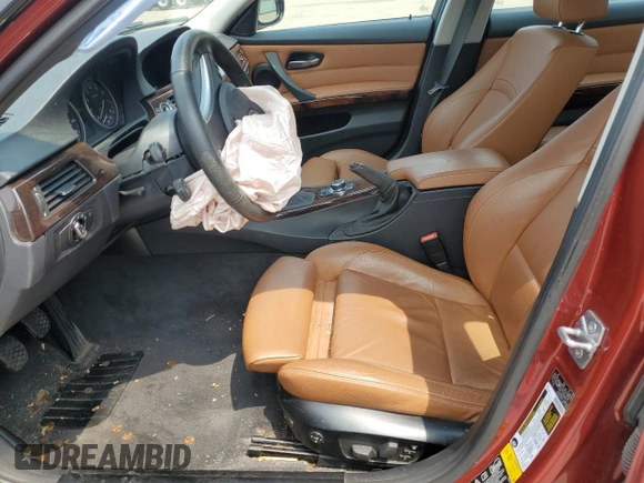 2011 BMW 3 Series 335i xDrive with VIN WBAPL5G5XBNN49356, listed as a Copart auction lot 60709805 with Not provided miles and Salvage title. Bid and sale history available at DreamBid. Image 7.
