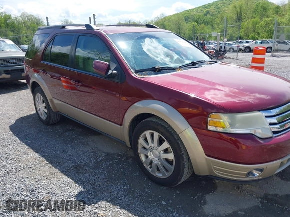 2008 Ford Taurus X Eddie Bauer with VIN 1FMDK07W58GA20586, listed as a IAAI auction lot 42174308 with 291,158 mi miles and . Bid and sale history available at DreamBid. Image 1.
