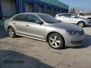 2013 Volkswagen Passat SE with VIN 1VWBH7A37DC038569, listed as a Copart auction lot 48790085 with 191,477 mi miles and Clean Title. Bid and sale history available at carsss.com. Image 4.