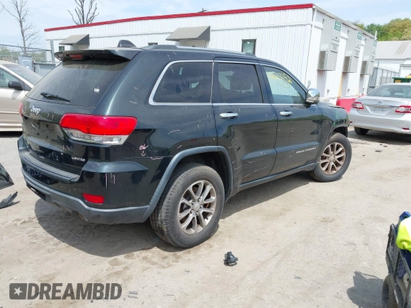 2014 Jeep Grand Cherokee Limited with VIN 1C4RJFBG3EC497939, listed as a IAAI auction lot 42127152 with 112,095 mi miles and . Bid and sale history available at DreamBid. Image 4.