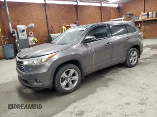 2014 Toyota Highlander Limited z VIN 5TDDKRFH1ES014961, wystawiony jako Copart lot #51303855 z przebiegiem 155 951 mil mil oraz Szkoda całkowita • Salvage title. Historia ofert i sprzedaży dostępna na DreamBid. Obrazek 1.