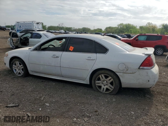 2011 Chevrolet Impala LT Fleet z VIN 2G1WG5EKXB1330693, wystawiony jako Copart lot #57036145 z przebiegiem Nie podano mil oraz Szkoda całkowita • Salvage title. Historia ofert i sprzedaży dostępna na DreamBid. Obrazek 2.
