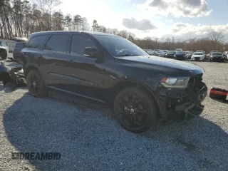 2019 Dodge Durango GT Plus with VIN 1C4RDHDG5KC806256, listed as a Copart auction lot 45959325 with 100,239 mi miles and Salvage Title. Bid and sale history available at carsss.com. Image 4.