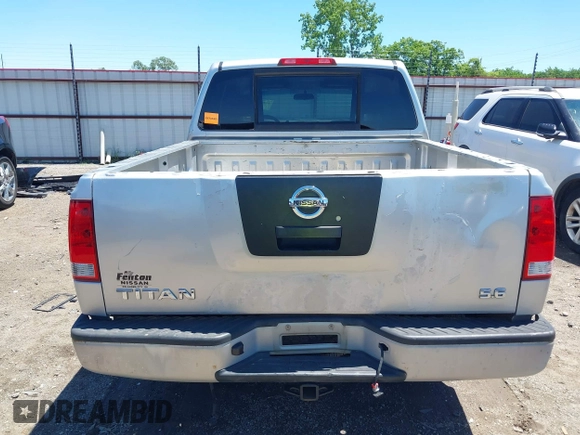 2007 Nissan Titan XE with VIN 1N6AA07AX7N231823, listed as a IAAI auction lot 42300587 with 210,735 mi miles and . Bid and sale history available at DreamBid. Image 16.