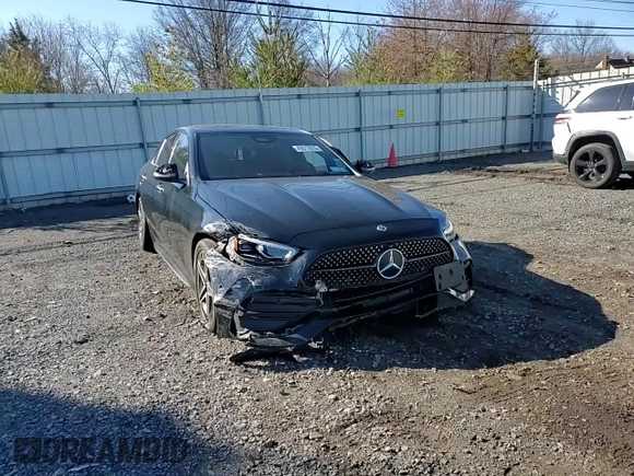 2022 Mercedes-Benz C 300 z VIN W1KAF4HBXNR048145, wystawiony jako Copart lot #49317815 z przebiegiem 54 809 mil mil oraz Szkoda całkowita • Salvage title. Historia ofert i sprzedaży dostępna na DreamBid. Obrazek 10.