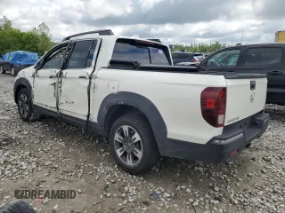 2019 Honda Ridgeline RTL-T with VIN 5FPYK3F67KB027766, listed as a Copart auction lot 56746515 with 66,948 mi miles and Salvage title. Bid and sale history available at DreamBid. Image 2.