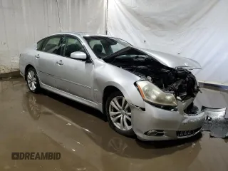 2009 Infiniti M with VIN JNKCY01F39M851190, listed as a Copart auction lot 64297164 with 221,933 mi miles and Salvage Title. Bid and sale history available at DreamBid. Image 4.