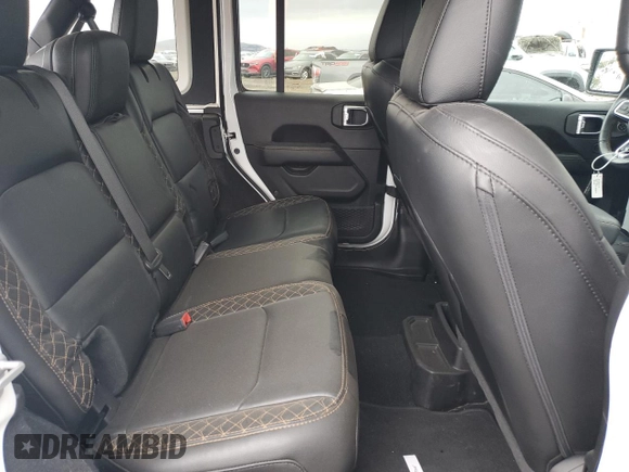 2021 Jeep Wrangler Unlimited Sahara High Altitude with VIN 1C4HJXEM2MW539162, listed as a Copart auction lot 81985614 with Not provided miles and Salvage title. Bid and sale history available at DreamBid. Image 11.
