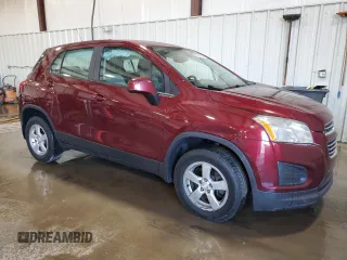 2016 Chevrolet Trax LS z VIN 3GNCJNSB5GL257875, wystawiony jako Copart lot #49535085 z przebiegiem 125 556 mil mil oraz Szkoda całkowita • Salvage title. Historia ofert i sprzedaży dostępna na DreamBid. Obrazek 4.