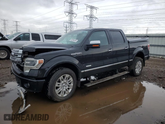 2013 Ford F-150 XL with VIN 1FTFW1ET7DFD31727, listed as a Copart auction lot 55254245 with 103,050 mi miles and Salvage title. Bid and sale history available at DreamBid. Image 1.